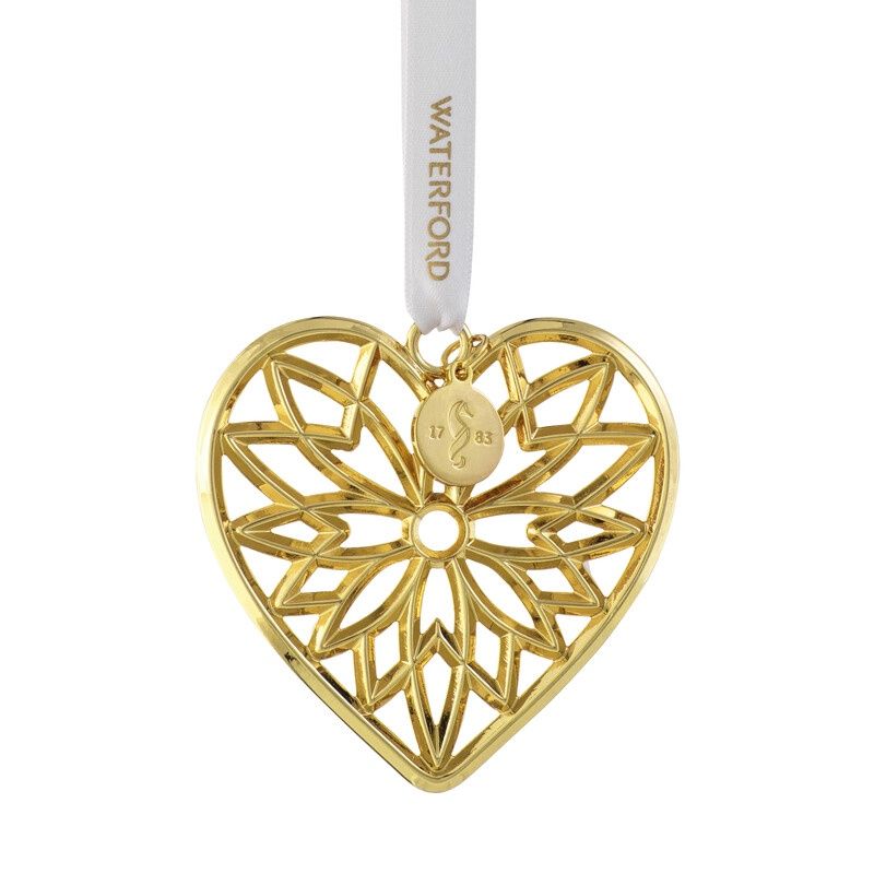 Gold Heart Ornament