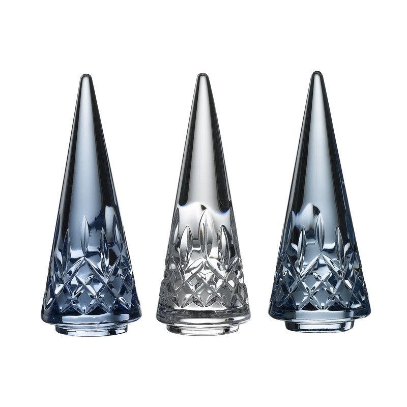 Standing Lismore Topaz Trees set of 3