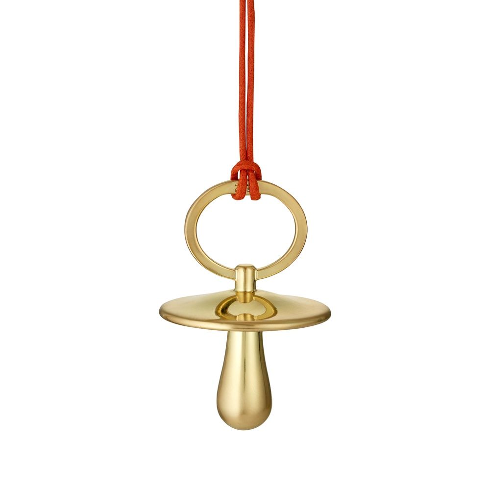Gold Pacifier Ornament