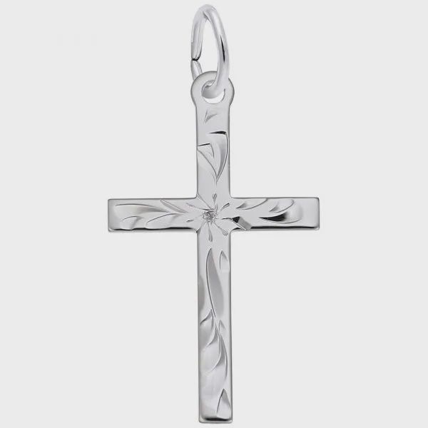 Nuco Charms Sterling - Medium Flared Cross