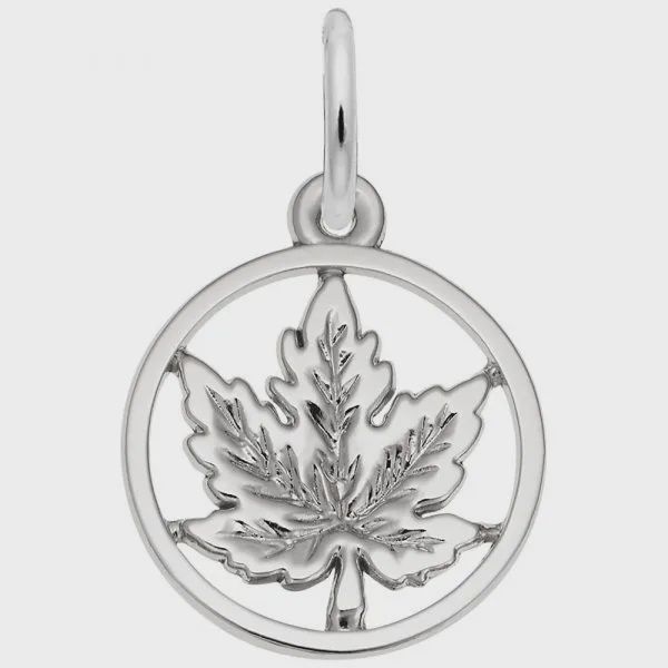 Nuco Charms Sterling - Maple Leaf Small Ring