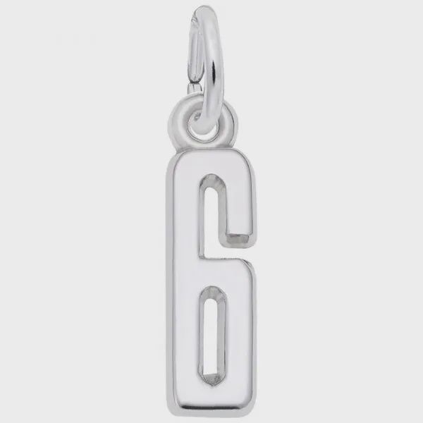 Nuco Charms Sterling - That&#39;s My Number 6