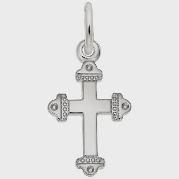 Nuco Charm Sterling - Medieval Cross