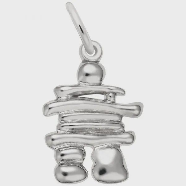 Nuco Charm Sterling - Inukshuk