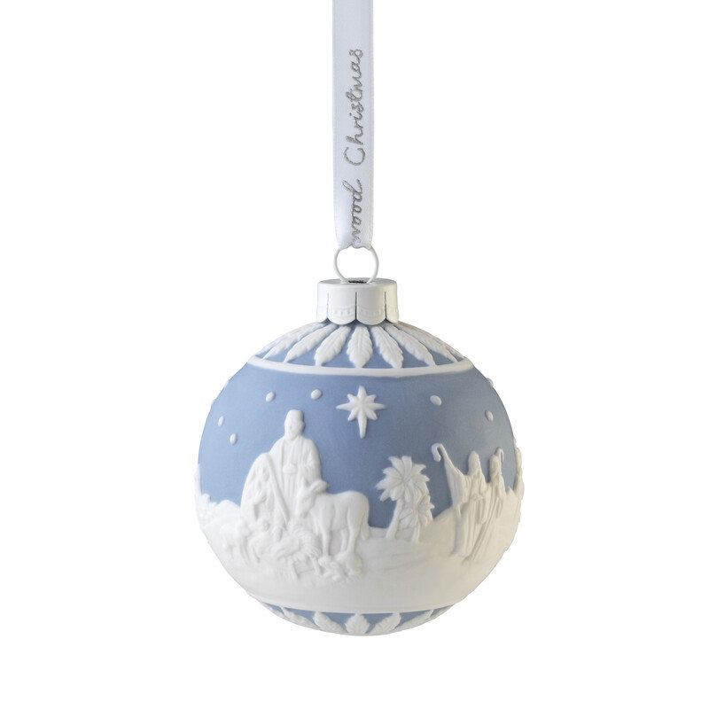 Wedgwood Ornament Nativity Bauble