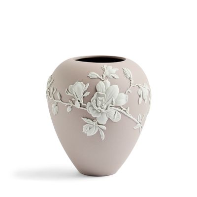 Magnolia Blossom Mink Vase 7&quot;