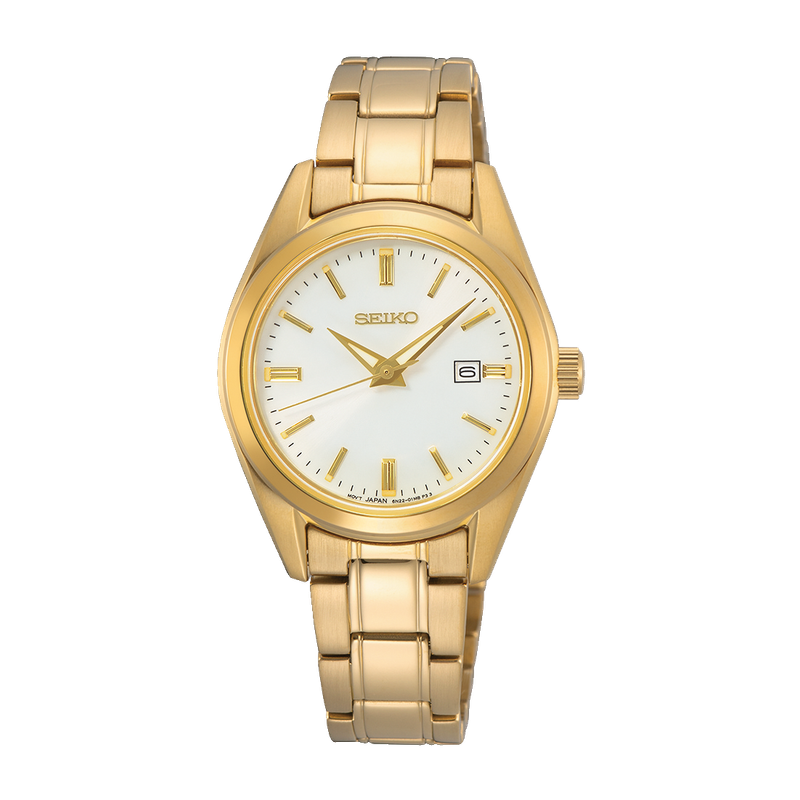 Seiko Essentials Gold Ladies Watch  SUR632P1