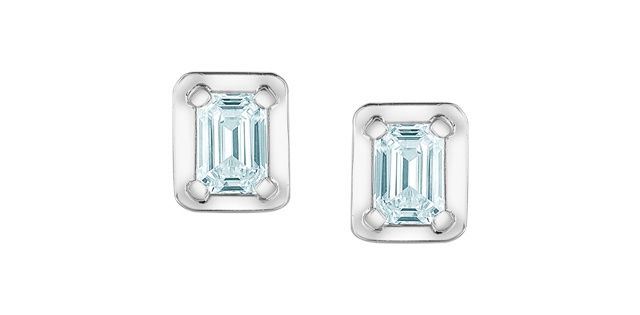 Corona Lab Diamond Earrings 10KW .45TW EE4710W/46