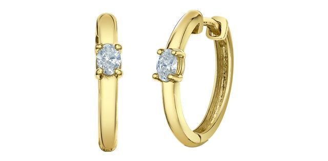 Corona Lab Diamond Earrings 10KY .20TW EE4724/20