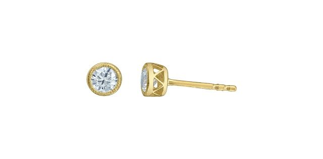 Corona Lab Diamond Earrings 10KY .40TW EE4752/40