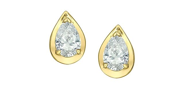 Corona Lab Diamond Earrings 10KY .46TW EE4711/46