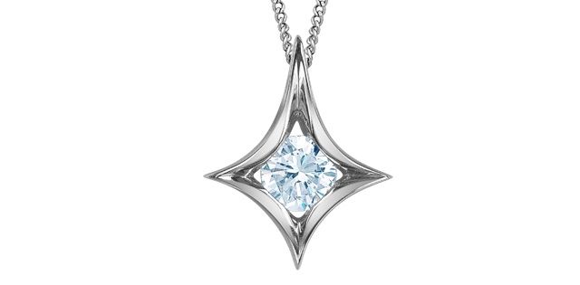 Corona Lab Diamond Necklace 10KW .25TW PP2286W/25