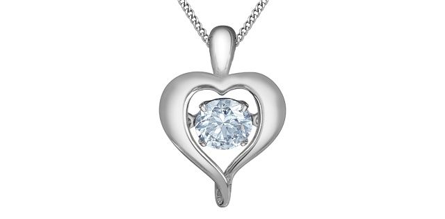 Corona Lab Diamond Necklace 10KW .25TW PP3197W/25