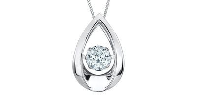 Corona Lab Diamond Necklace 10KW .30TW  PP3107W/30