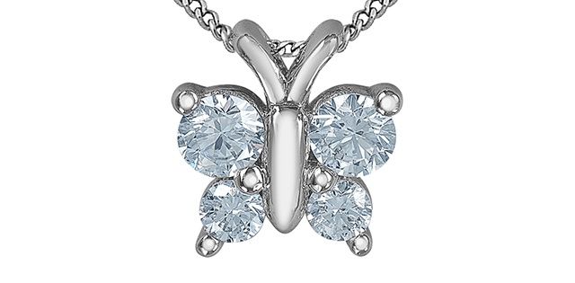 Corona Lab Diamond Necklace 10KW .34TW PP4736W/34