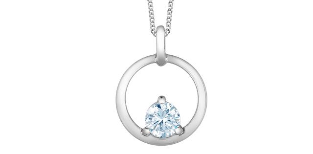 Corona Lab Diamond Necklace 10KW .30TW  PP4742W/30