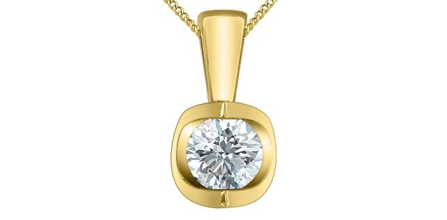 Corona Lab Diamond Necklace 10KY .30TW  PP2038/30