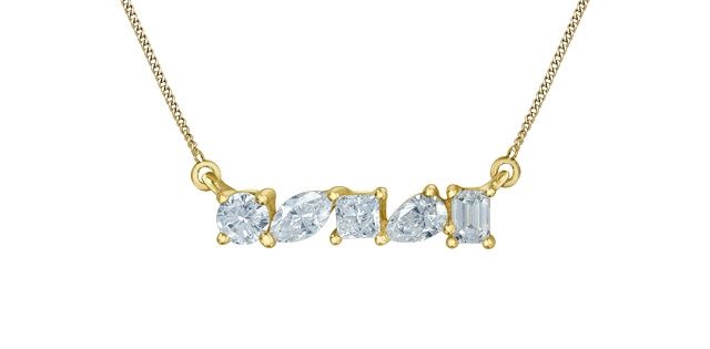 Corona Lab Diamond Necklace 10KY .50TW NN394/50