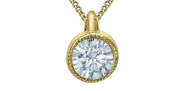 Corona Lab Diamond Necklace 10KY .30TW PP4752/30