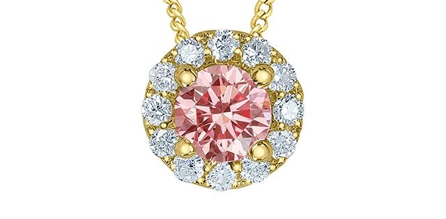 Corona Lab Diamond Necklace 10KY .33TW PP4757/33