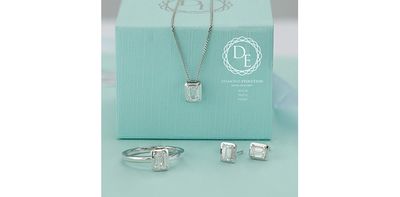 Corona Lab Diamond Earrings 10KW .45TW EE4710W/46