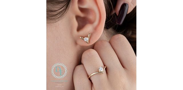 Lab Diamond 10KY .50TW Earrings EE4734 Diamond Evolution