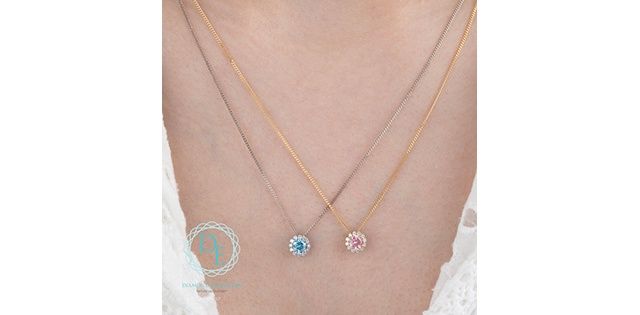 Lab Blue Diamond 10KW .33TW Necklace PP4757 Diamond Evolution