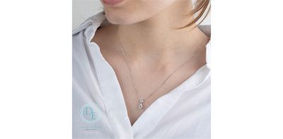 Lab Diamond 10KW .75TW Necklace PLT27234 Diamond Evolution