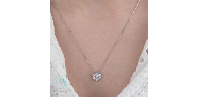 Lab Diamond 10KW .75TW Necklace PP4758 Diamond Evolution