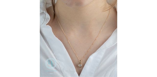 Lab Pulse Diamond 10KY .30TW Necklace PP4753 Diamond Evolution