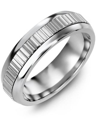 Madani Cobalt &amp; 10k Rose Gold  Ring 6.5mm