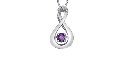 Corona Amethyst 10KW Pulse Necklace DX666