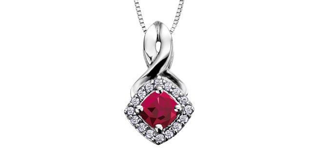 Corona Ruby 10KW Necklace DX567