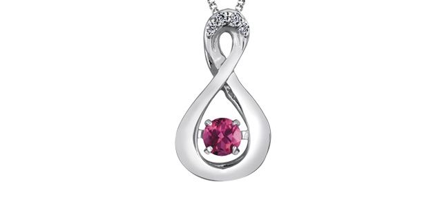 Corona Pink Tourmaline 10KW Pulse Necklace DX666