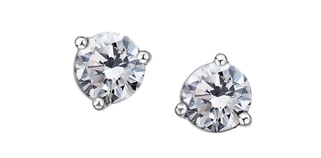 Corona White Topaz 10KW Gemstone Earrings DX606
