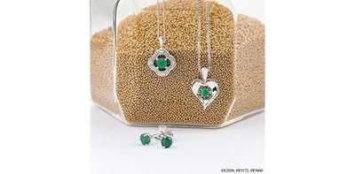 Corona Emerald10KW Earrings DX606