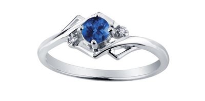 Corona Sapphire 10KW Gemstone Ring DX583