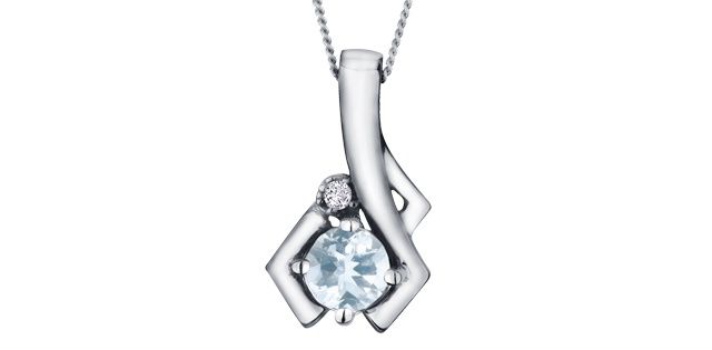 Corona Aquamarine 10KW Gemstone Necklace DX581