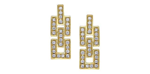 Corona Envy Earrings 10KY.50TW DD8212