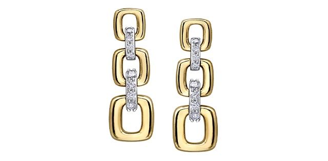Corona Envy Earrings 10KYW .50TW DD8087