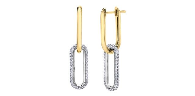 Corona Envy Earrings 10KYW 1.65TW DD8141