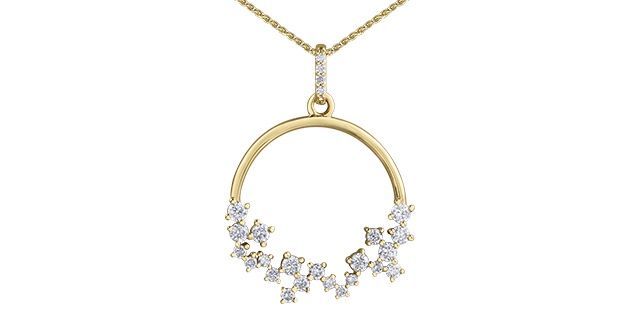 Corona Envy Necklace 10KY .50TW DD7862