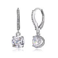 Reign Earrings Sterling - Cubic Zirconia Micro Pave R2AKHF0003