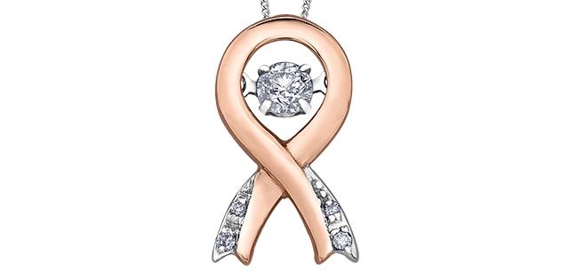 Corona Pulse Diamond Necklace 10KWR .10TW DD7214