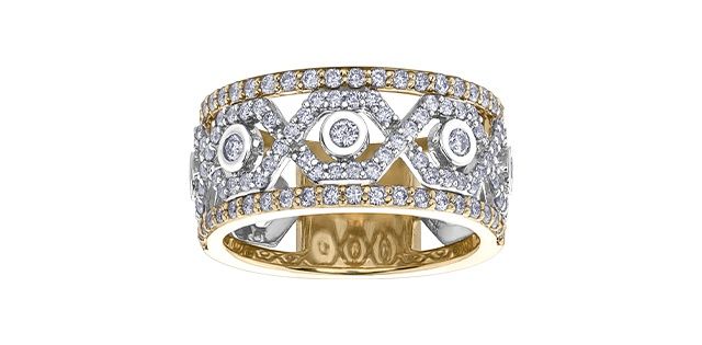 Corona Envy Diamond Ring 10KYW 1.00TW R52E57