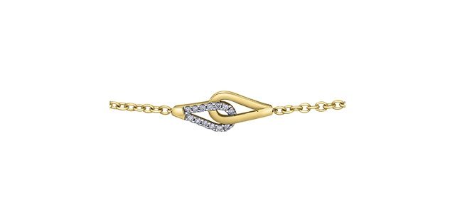 Corona Diamond Bracelet .10TW 10KY DD8296