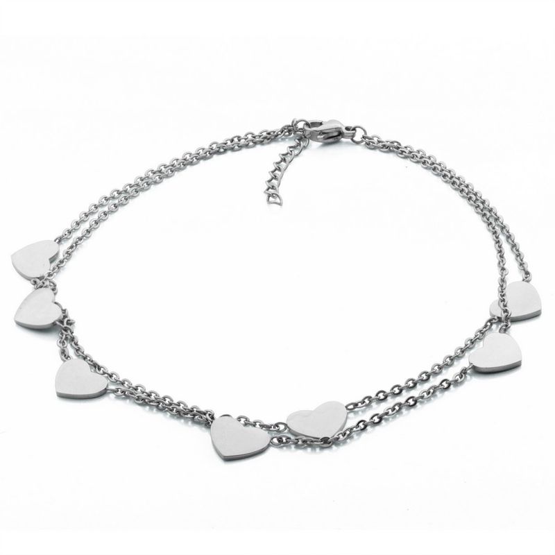 SteelX Anklet Stainless Steel - Hearts T1X8960190