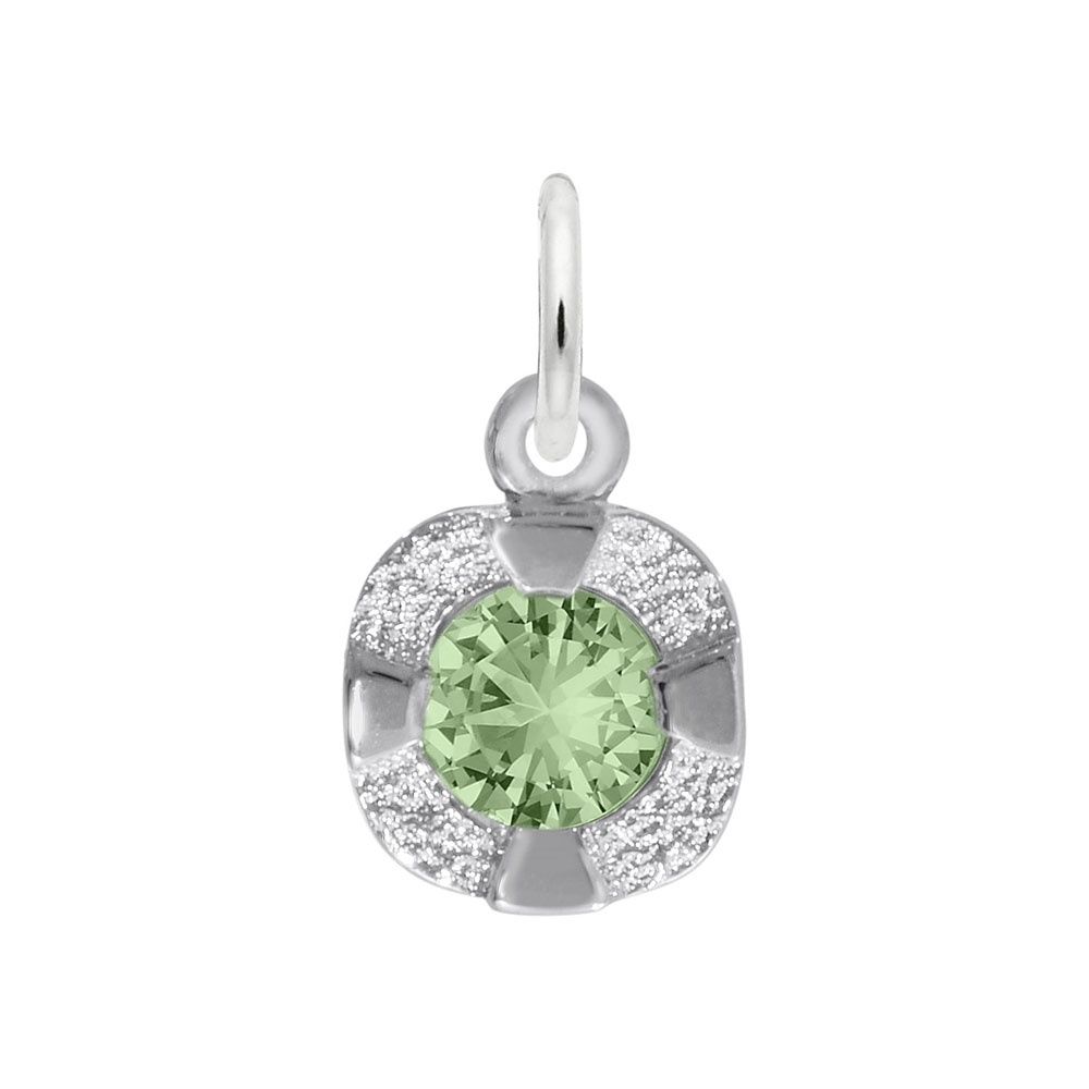 Nuco Charm Sterling - Petite Birthstone August