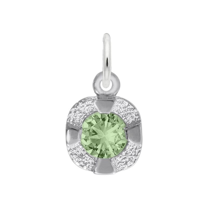 Nuco Charm Sterling - Petite Birthstone August