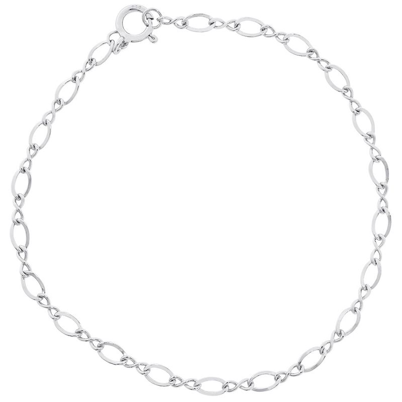 Nuco Bracelet Sterling Silver - Medium Figure Eight Link 20-0103-075
